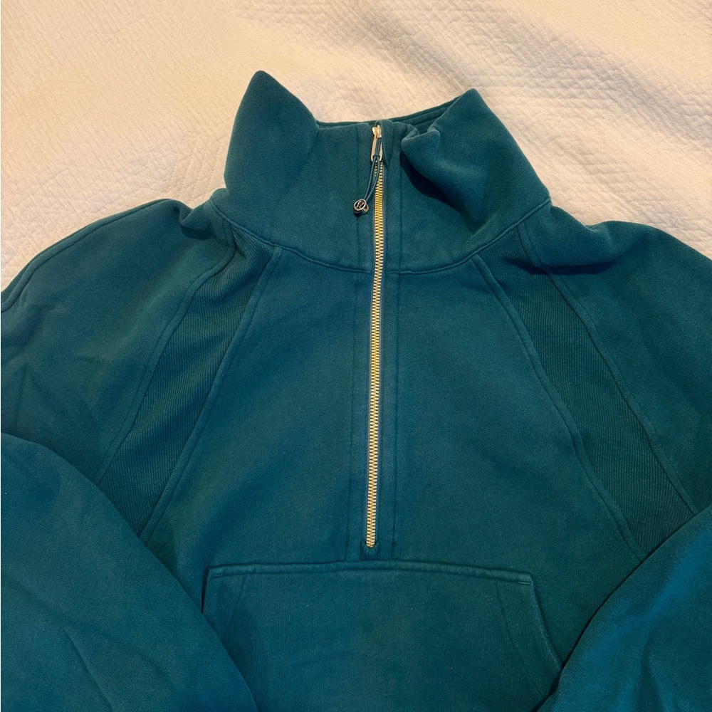 Lululemon Athletica Scuba Oversized Funnel Neck Half Zip - Picture 5 of 5